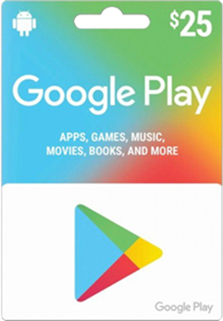 Free Google Play Gift Card Codes $25